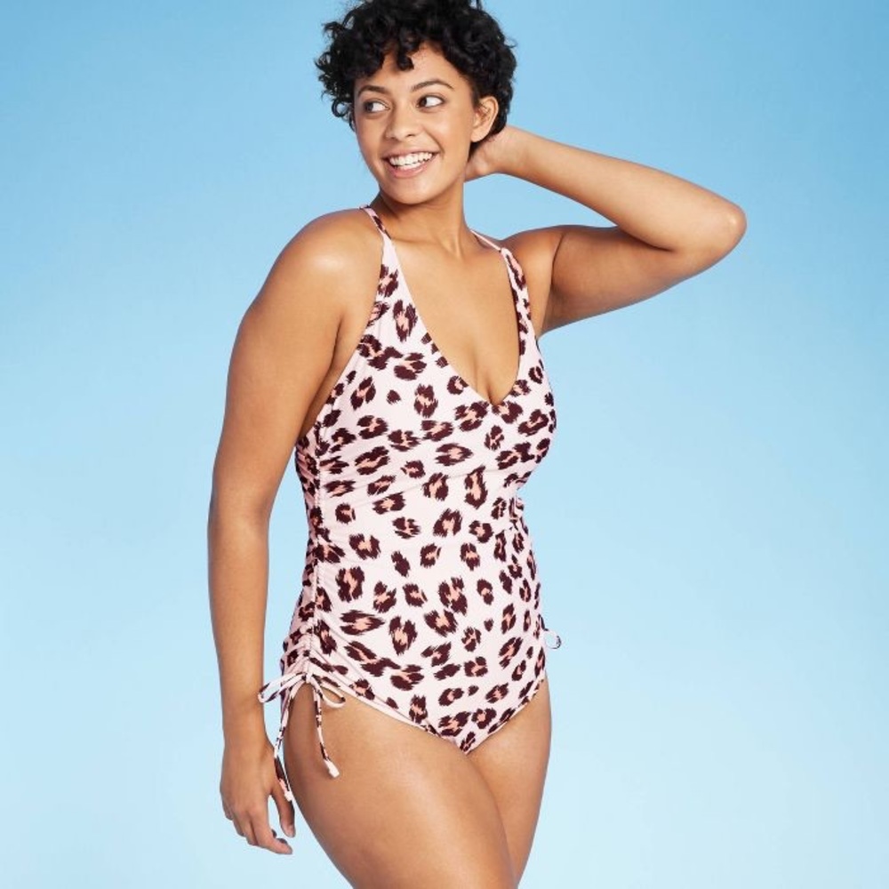 NWT Kona Sol Tortoise Ring Shell 1 Piece Swimsuit